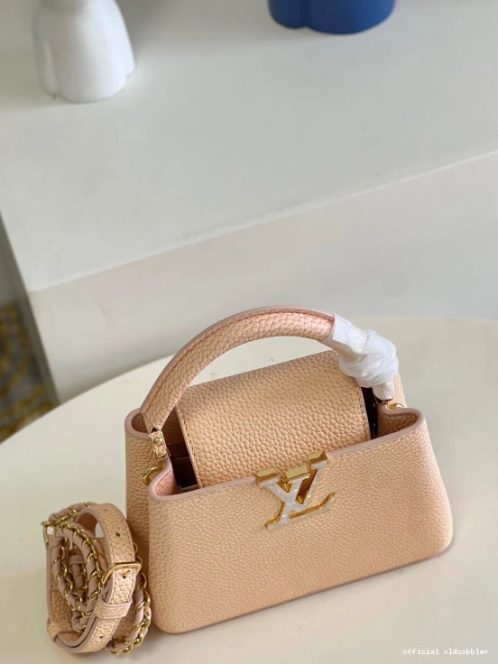 Official oldcobbler VUITTON MINI LOUIS CAPUCINES 0819